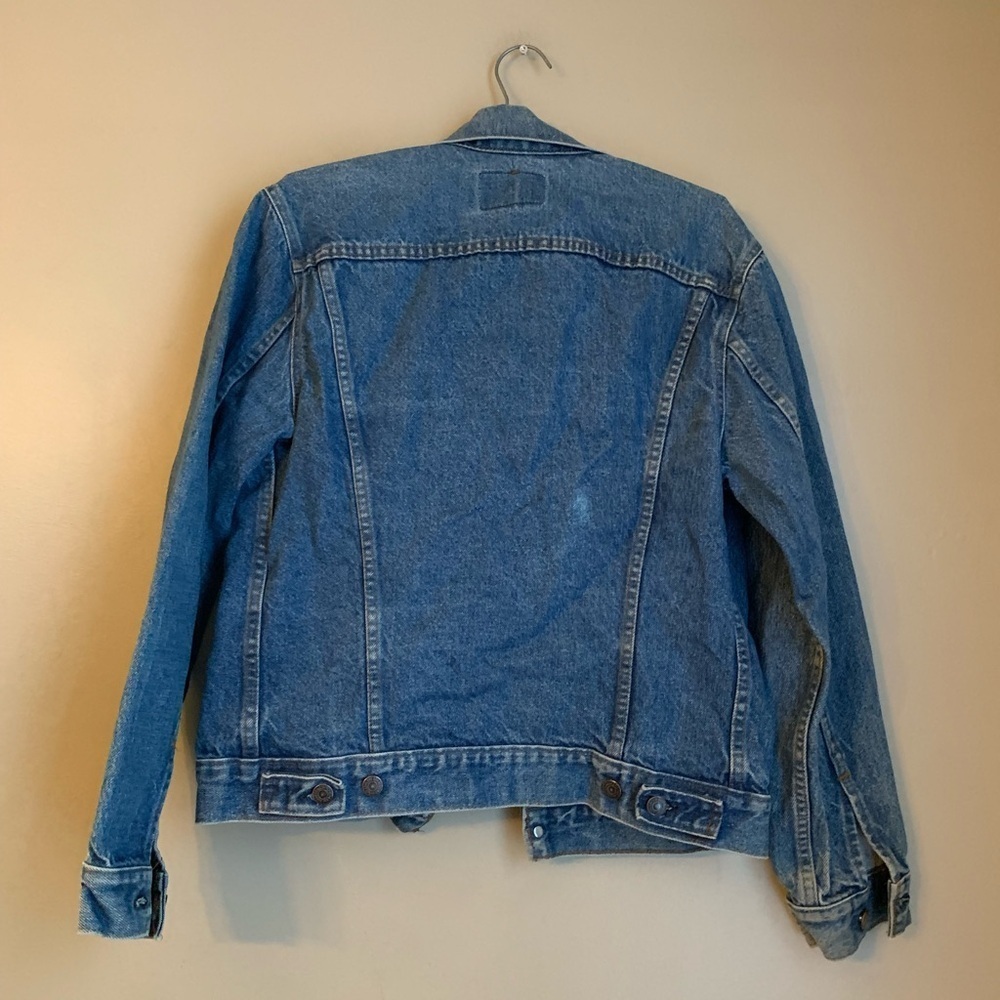 70's 80’s Levi’s Denim Trucker Jacket WPL 423 USA Sz 38 See Measurements VTG - Picture 8 of 12